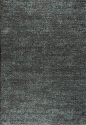 Tapis bleu canard et brun Tapison Home Torino, format rectangulaire