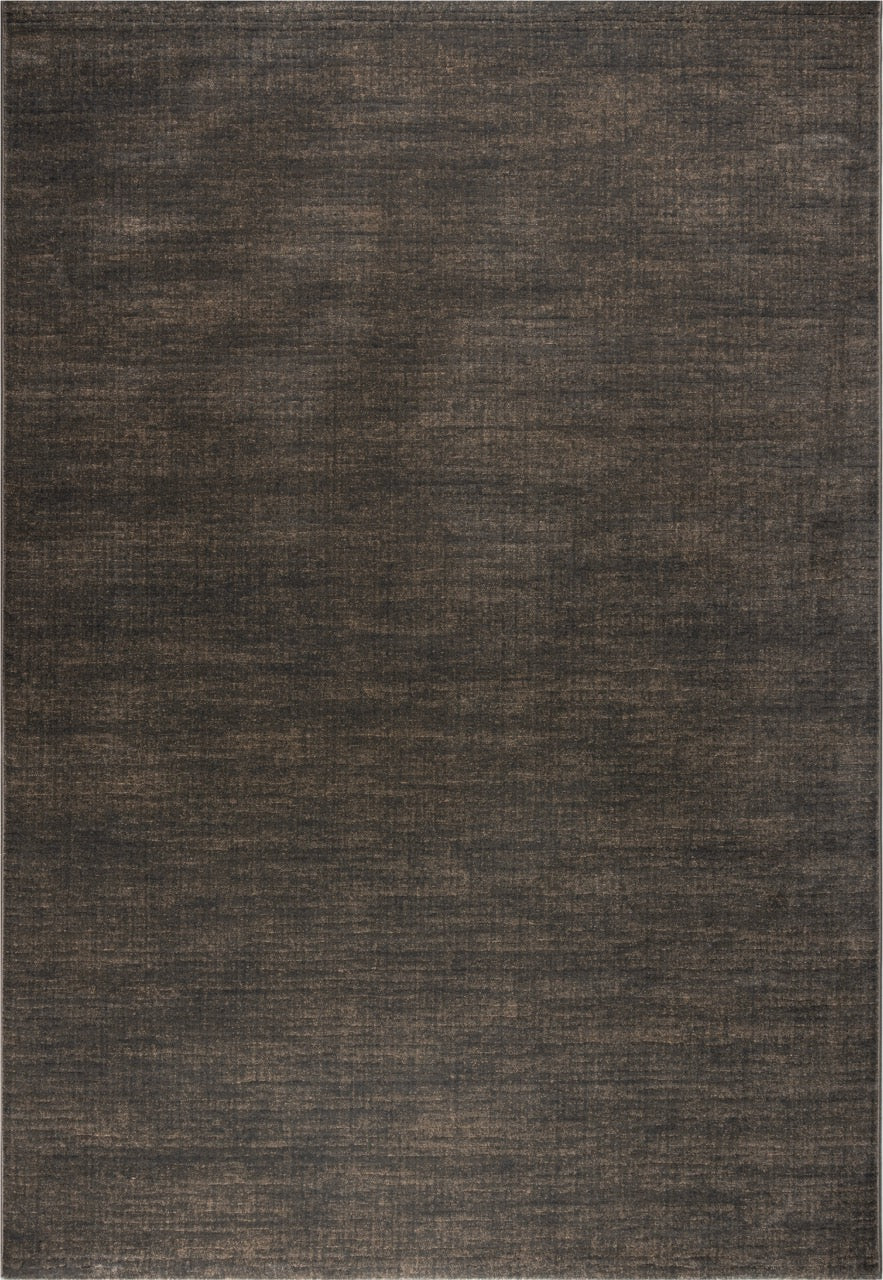 Tapis ras brun espresso Tapison Home Torino, format rectangulaire