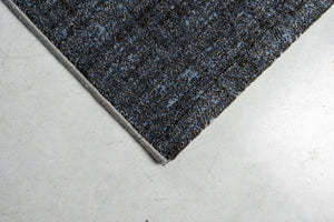 Tapis bleu anthracite Tapison Home Torino, détail