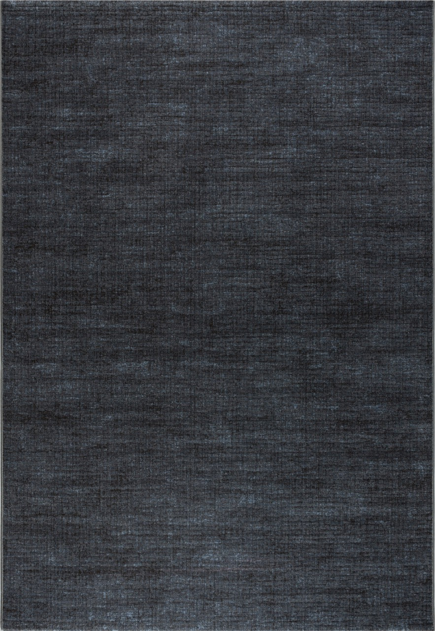 Tapis bleu anthracite Tapison Home Torino, format rectangulaire