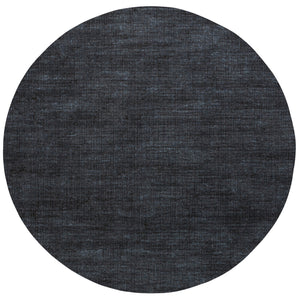 Tapis bleu anthracite Tapison Home Torino, format rond