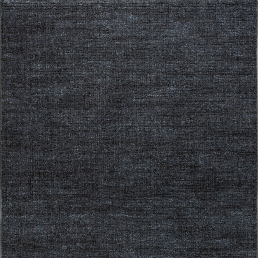 Tapis bleu anthracite Tapison Home Torino, format carré