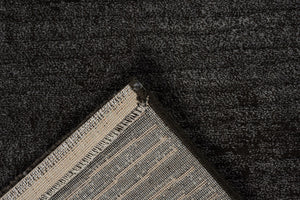 Tapis ras anthracite Tapison Home Torino, détail