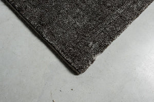 Tapis ras anthracite Tapison Home Torino, détail