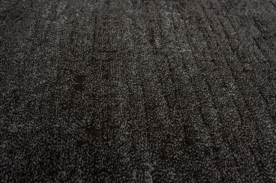 Tapis ras anthracite Tapison Home Torino, détail