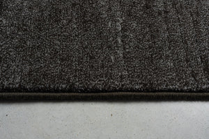 Tapis ras anthracite Tapison Home Torino, détail