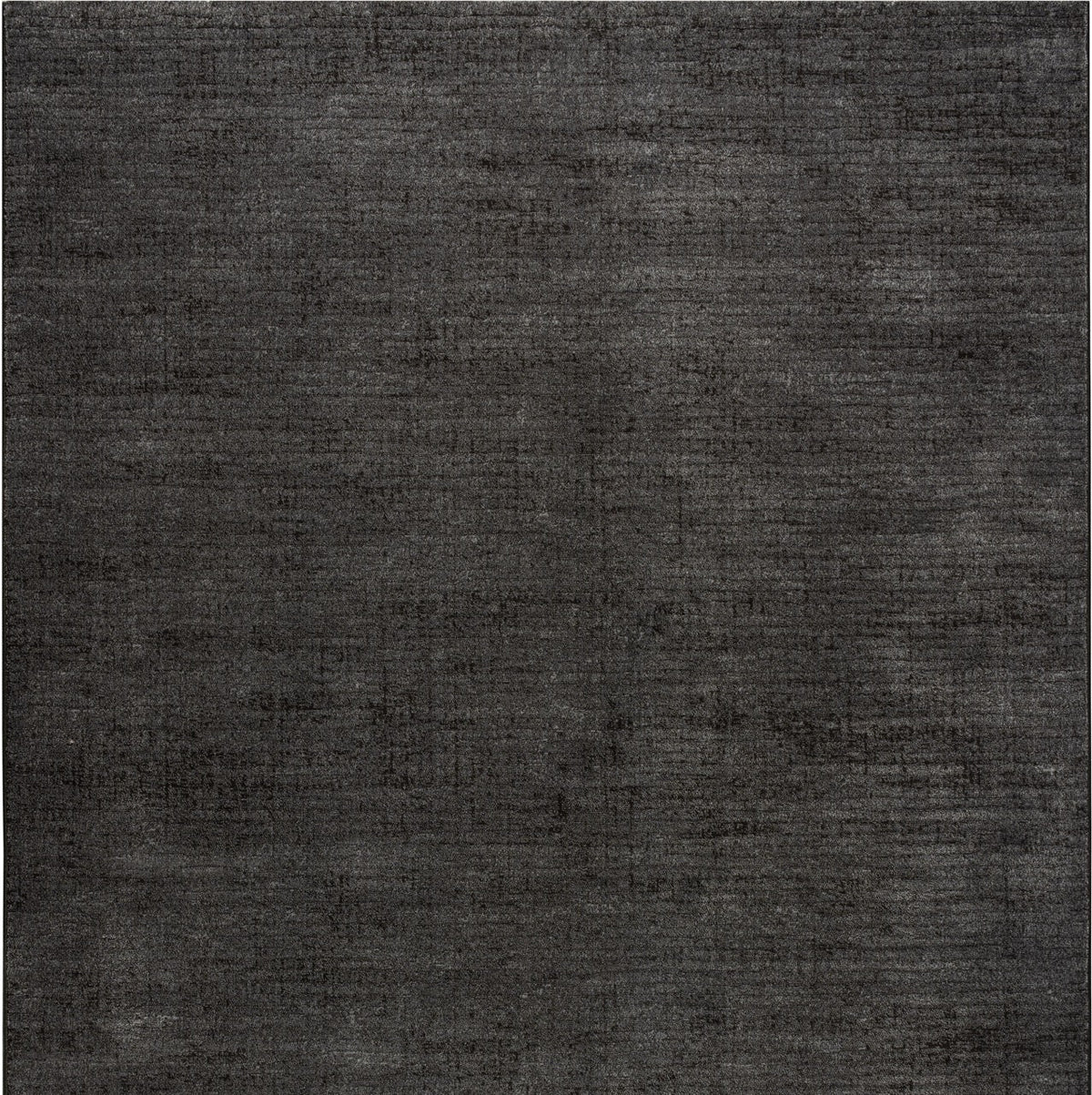 Tapis ras anthracite Tapison Home Torino, format carré
