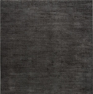 Tapis ras anthracite Tapison Home Torino, format carré