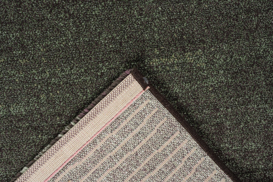 Tapis vert mousse Tapison Home Torino, détail