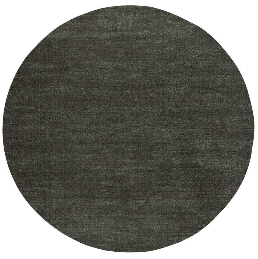 Tapis vert mousse Tapison Home Torino, format rond
