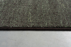 Tapis vert mousse Tapison Home Torino, détail