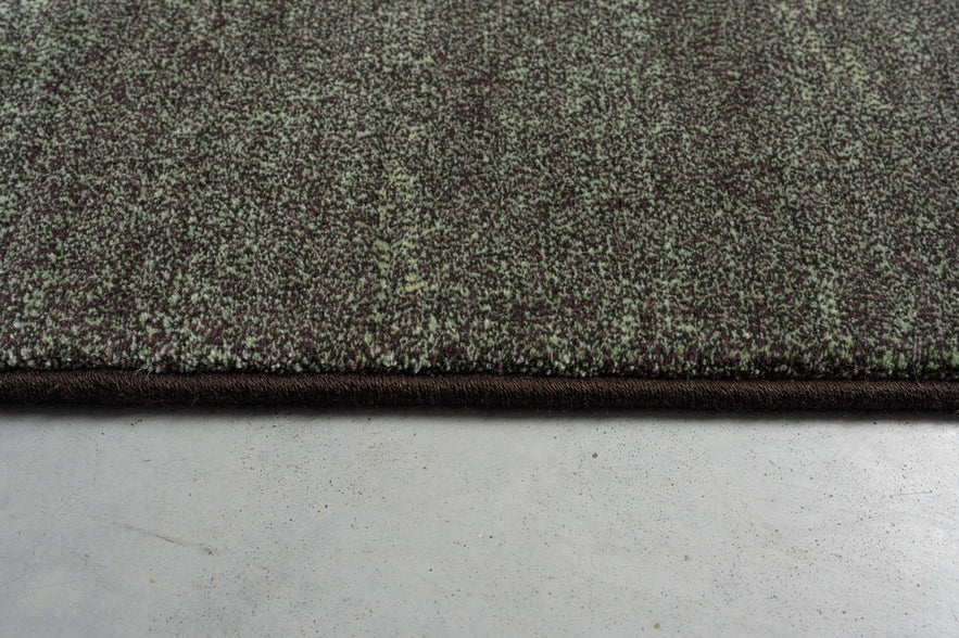 Tapis vert mousse Tapison Home Torino, détail