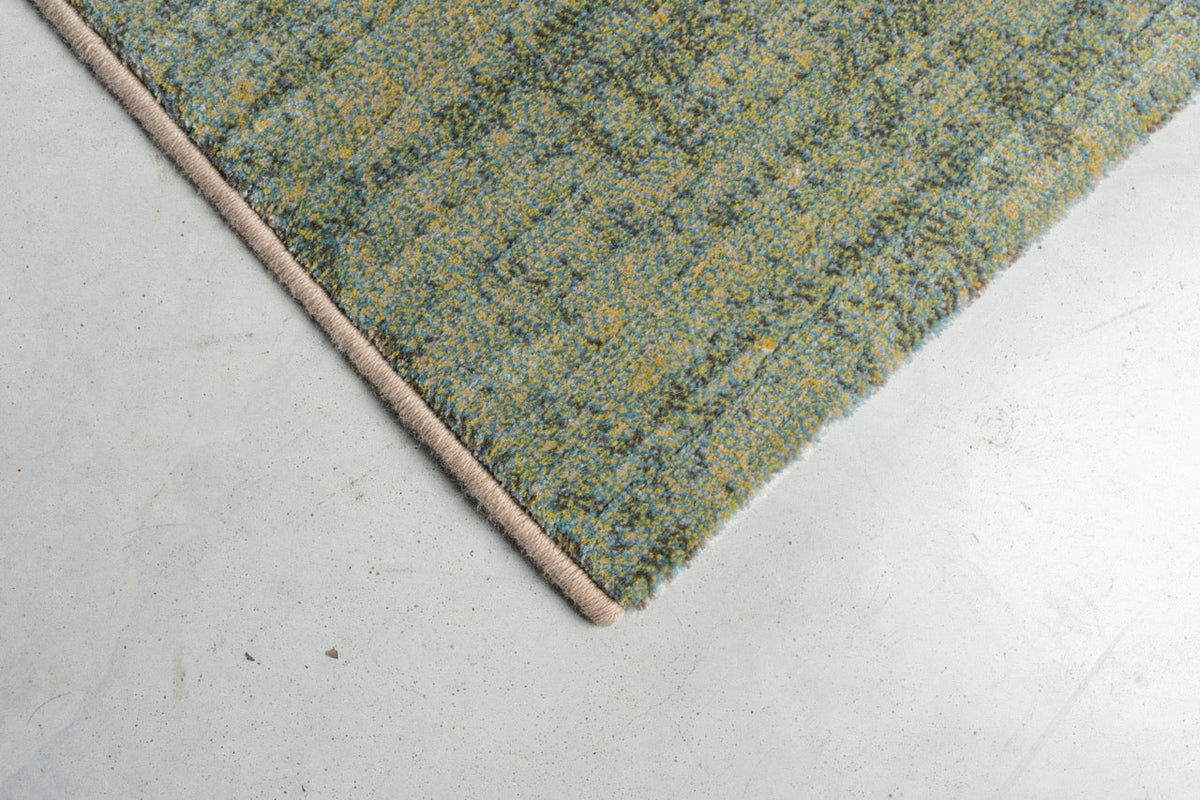 Tapis vert sauge Tapison Home Torino, détail
