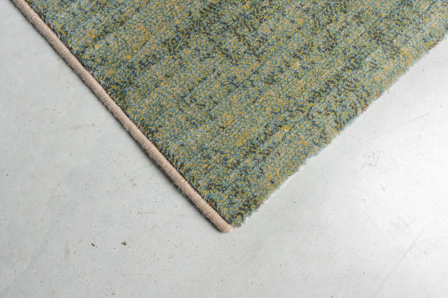 Tapis vert sauge Tapison Home Torino, détail