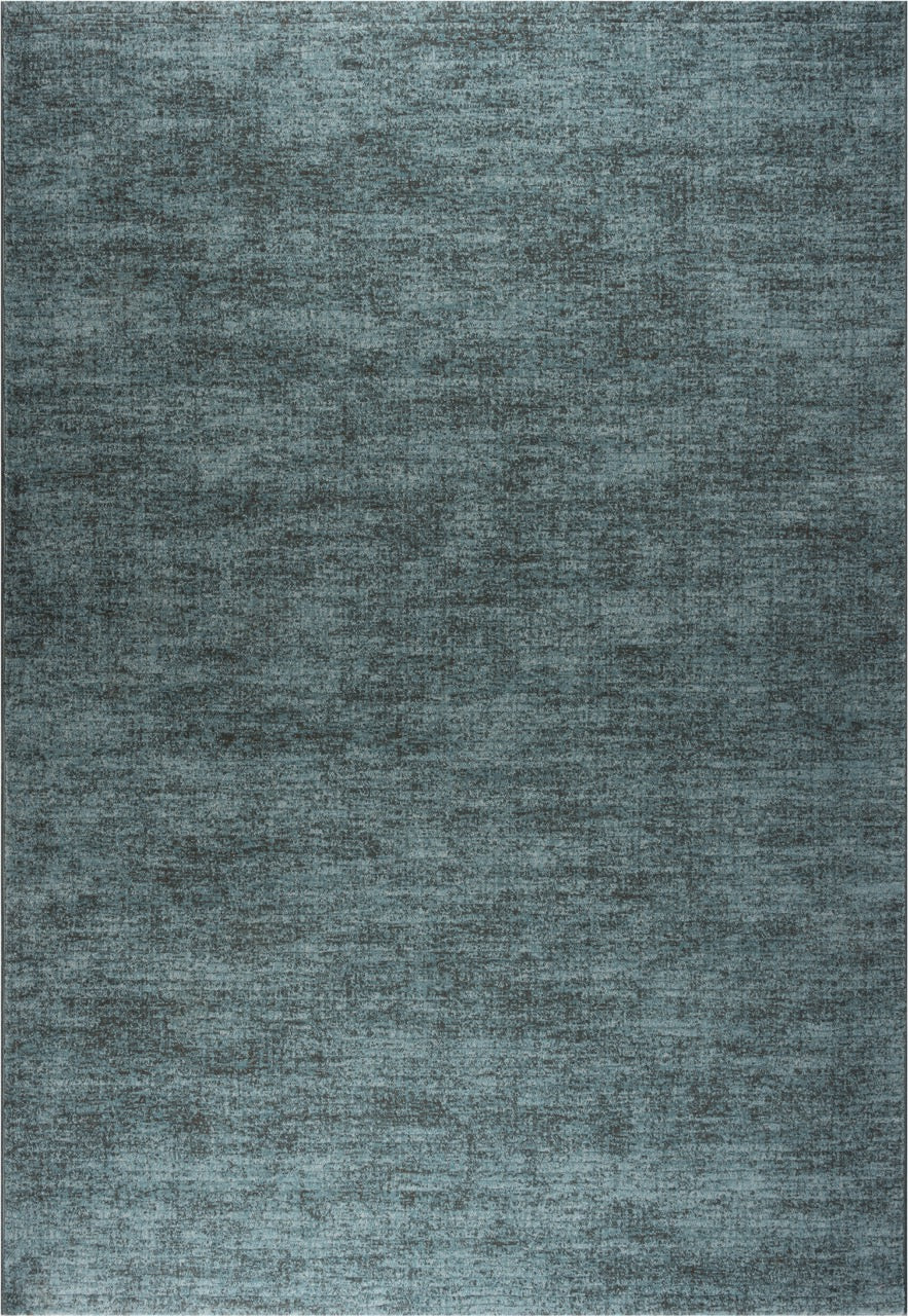 Tapis bleu pétrole Tapison Home Torino, format rectangulaire