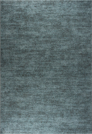 Tapis bleu pétrole Tapison Home Torino, format rectangulaire