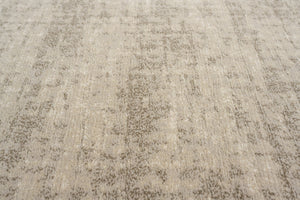 Tapis ras beige sable Tapison Home Torino, détail