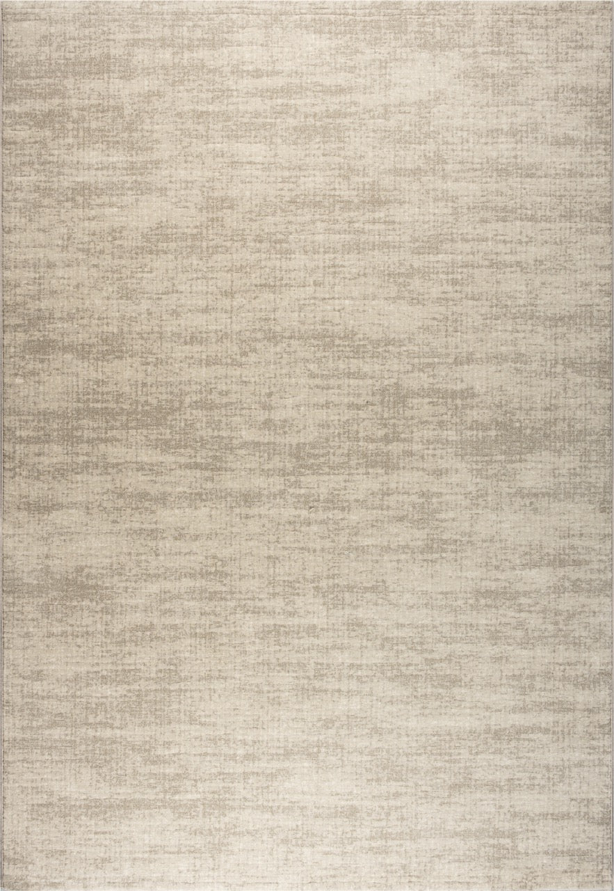 Tapis ras beige sable Tapison Home Torino, format rectangulaire