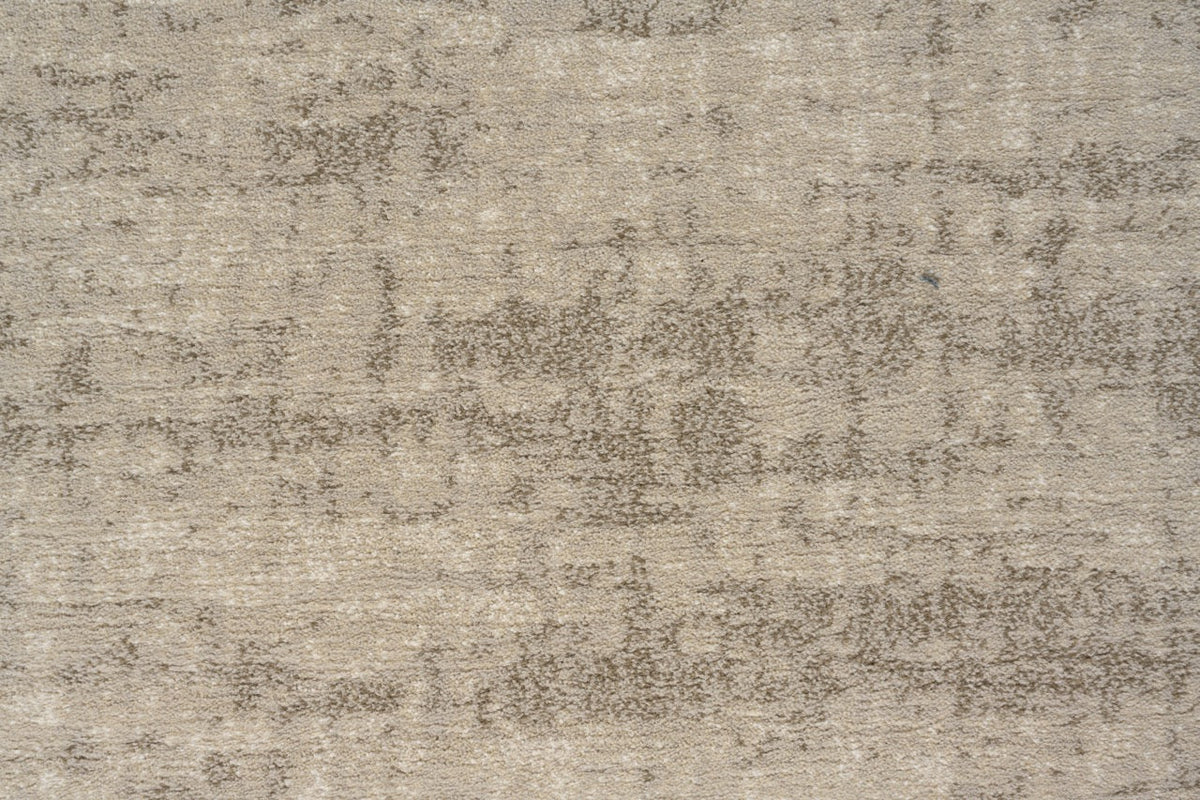 Tapis ras beige sable Tapison Home Torino, détail