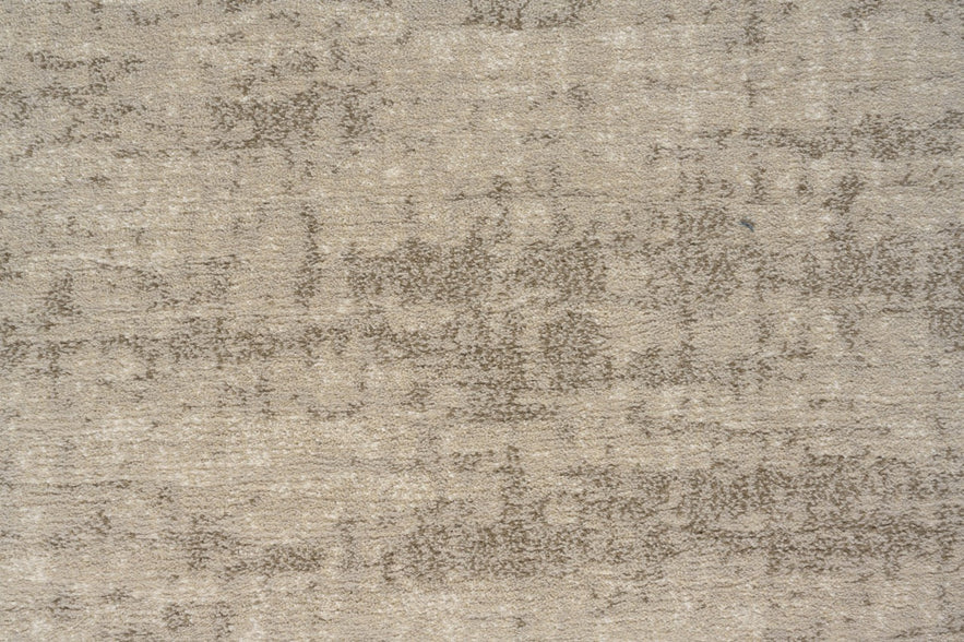 Tapis ras beige sable Tapison Home Torino, détail