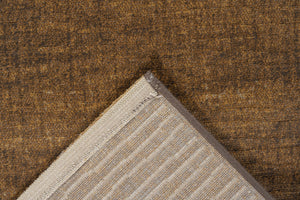 Tapis ras cognac Tapison Home Torino, détail