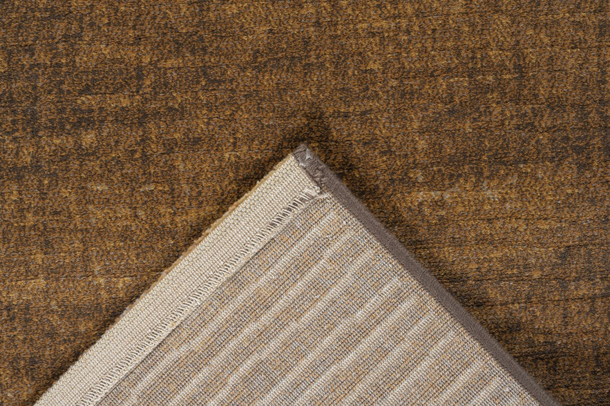 Tapis ras cognac Tapison Home Torino, détail