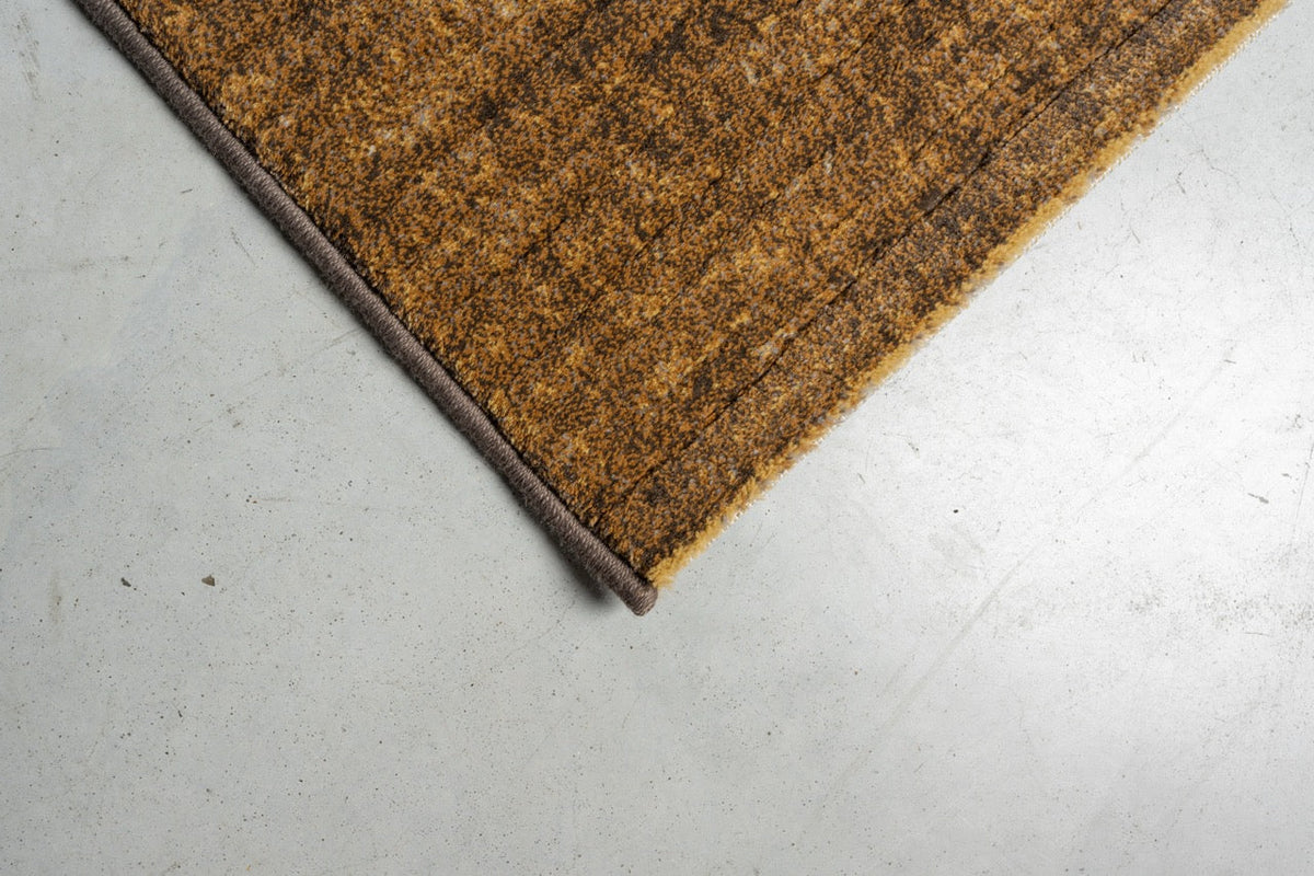 Tapis ras cognac Tapison Home Torino, détail