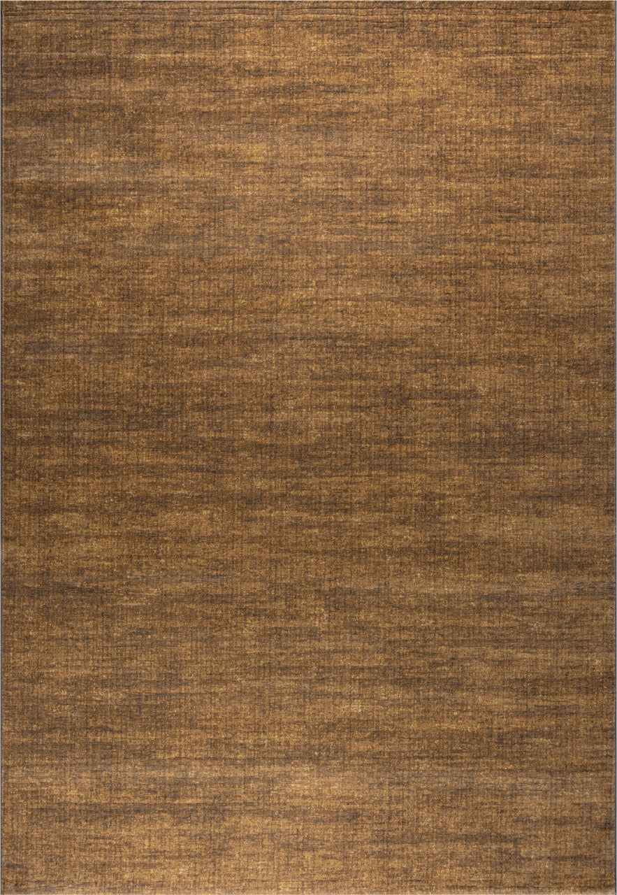 Tapis ras cognac Tapison Home Torino, format rectangulaire