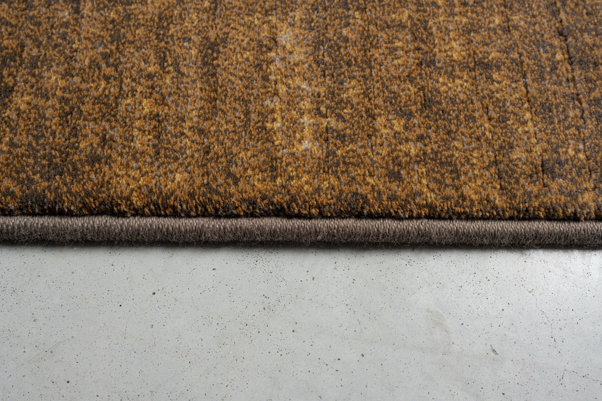 Tapis ras cognac Tapison Home Torino, détail