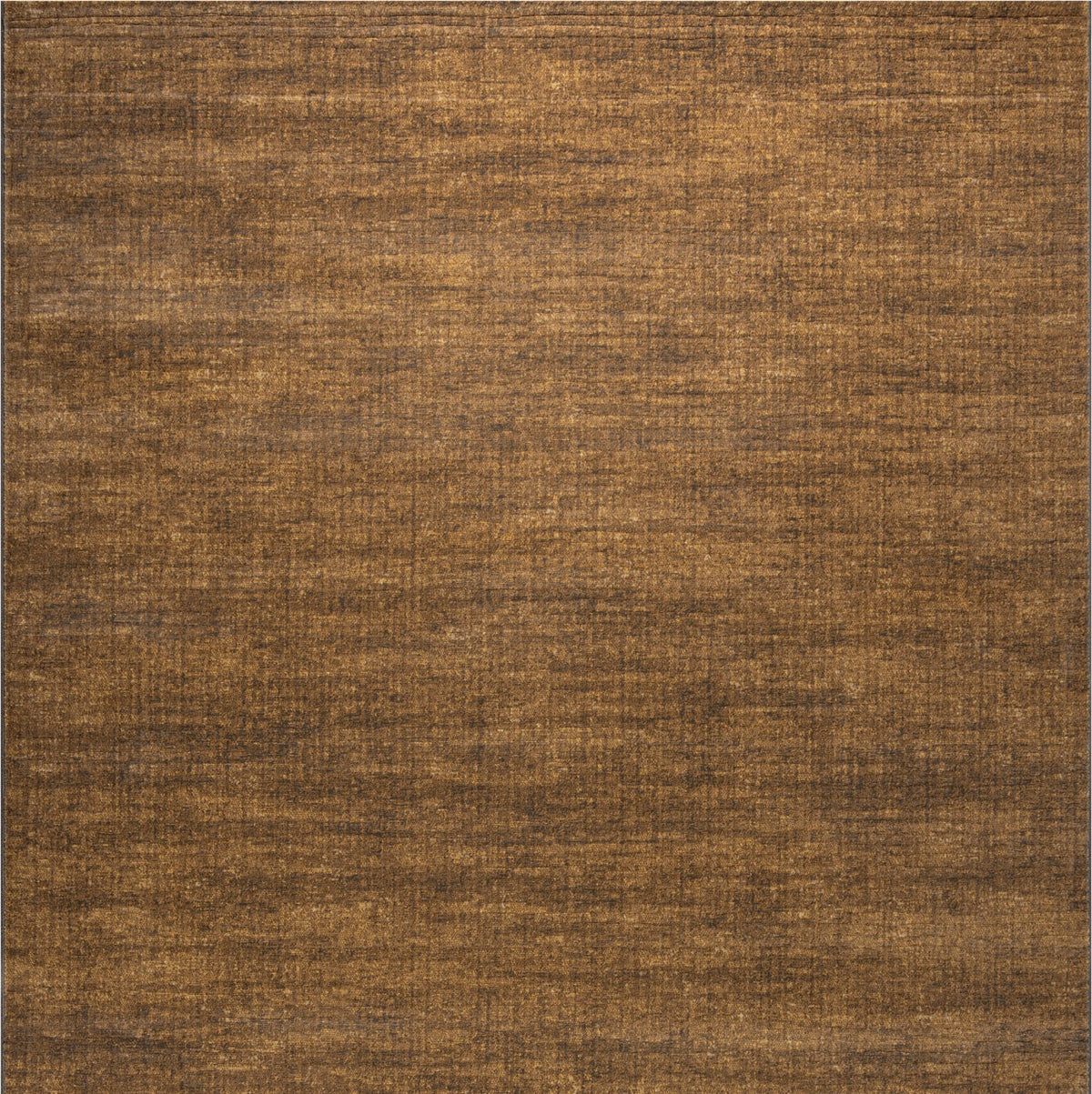 Tapis ras cognac Tapison Home Torino, format carré