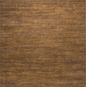 Tapis ras cognac Tapison Home Torino, format carré