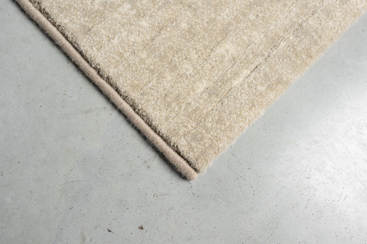Tapis ras crème Tapison Home Torino, détail