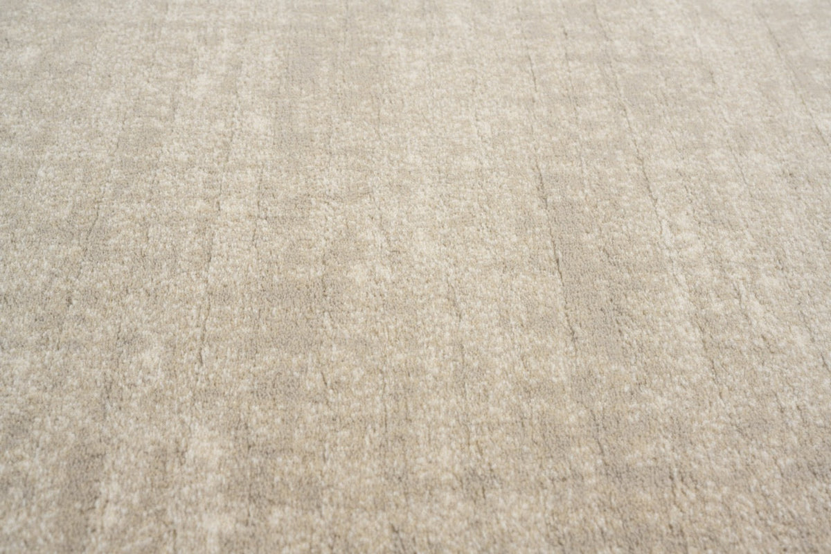 Tapis ras crème Tapison Home Torino, détail