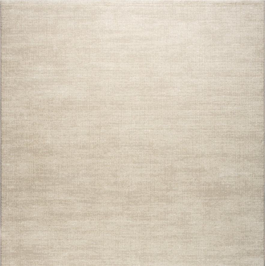 Tapis ras crème Tapison Home Torino, format carré