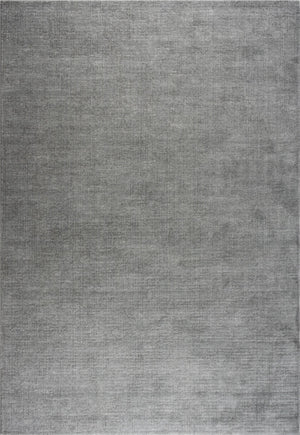 Tapis ras gris flanelle Tapison Home Torino, format rectangulaire