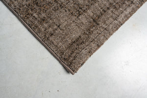 Tapis ras taupe Tapison Home Torino, détail
