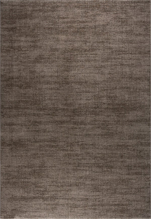 Tapis ras taupe Tapison Home Torino, format rectangulaire