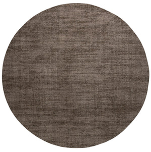 Tapis ras taupe Tapison Home Torino, format rond