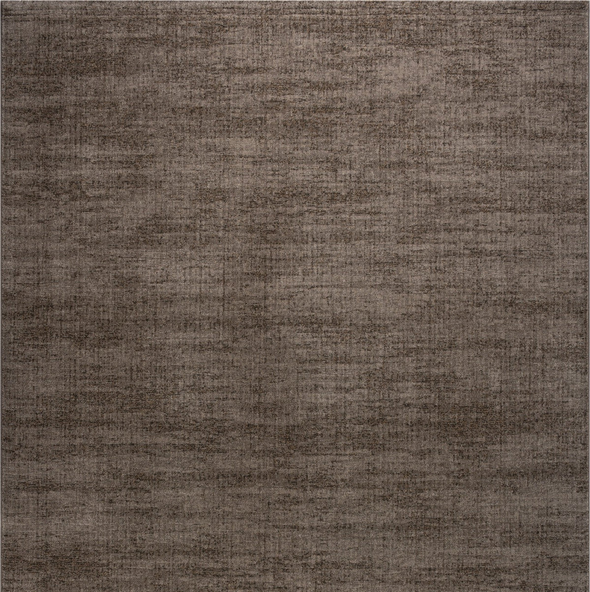 Tapis ras taupe Tapison Home Torino, format carré