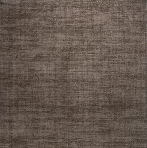 Tapis ras taupe Tapison Home Torino, format carré