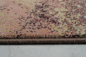 Vue de profil du velours ras et de la bordure du tapis Tapison Home Torino 063.0934.7274
