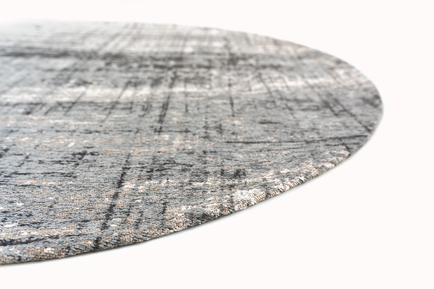 Louis de Poortere Mad Men Griff Round Jersey Stone 8420