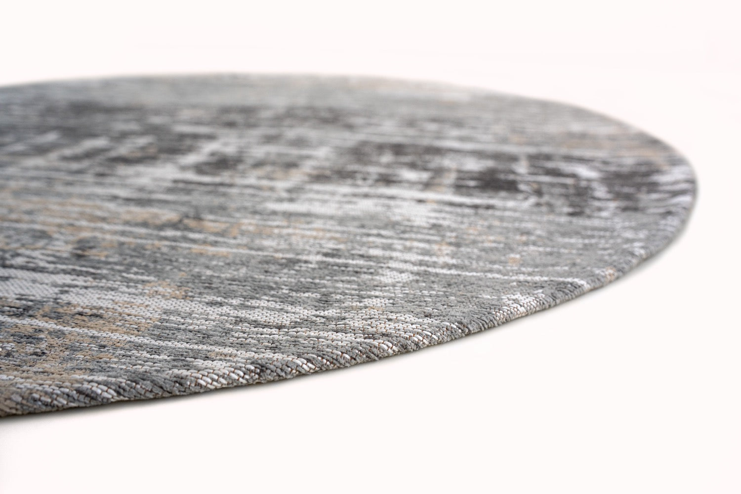 Louis de Poortere Atlantic Streaks Round Coney Grey 8716