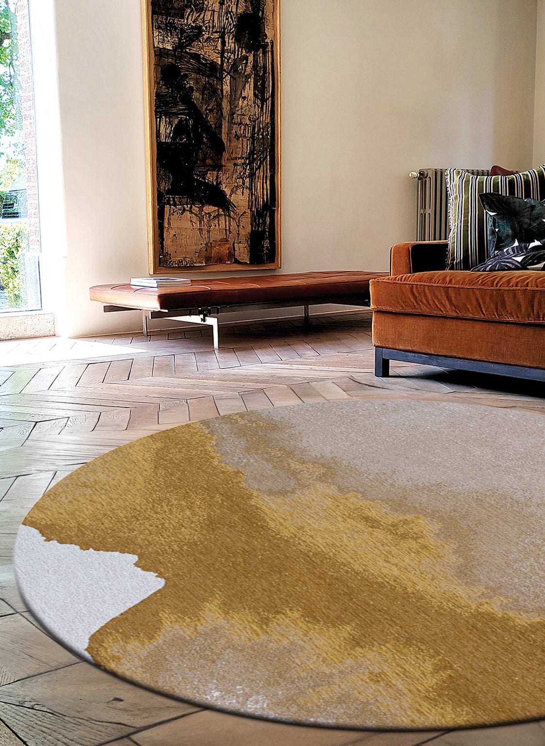 Louis de Poortere Meditation Lagoon Round Sunset 9333