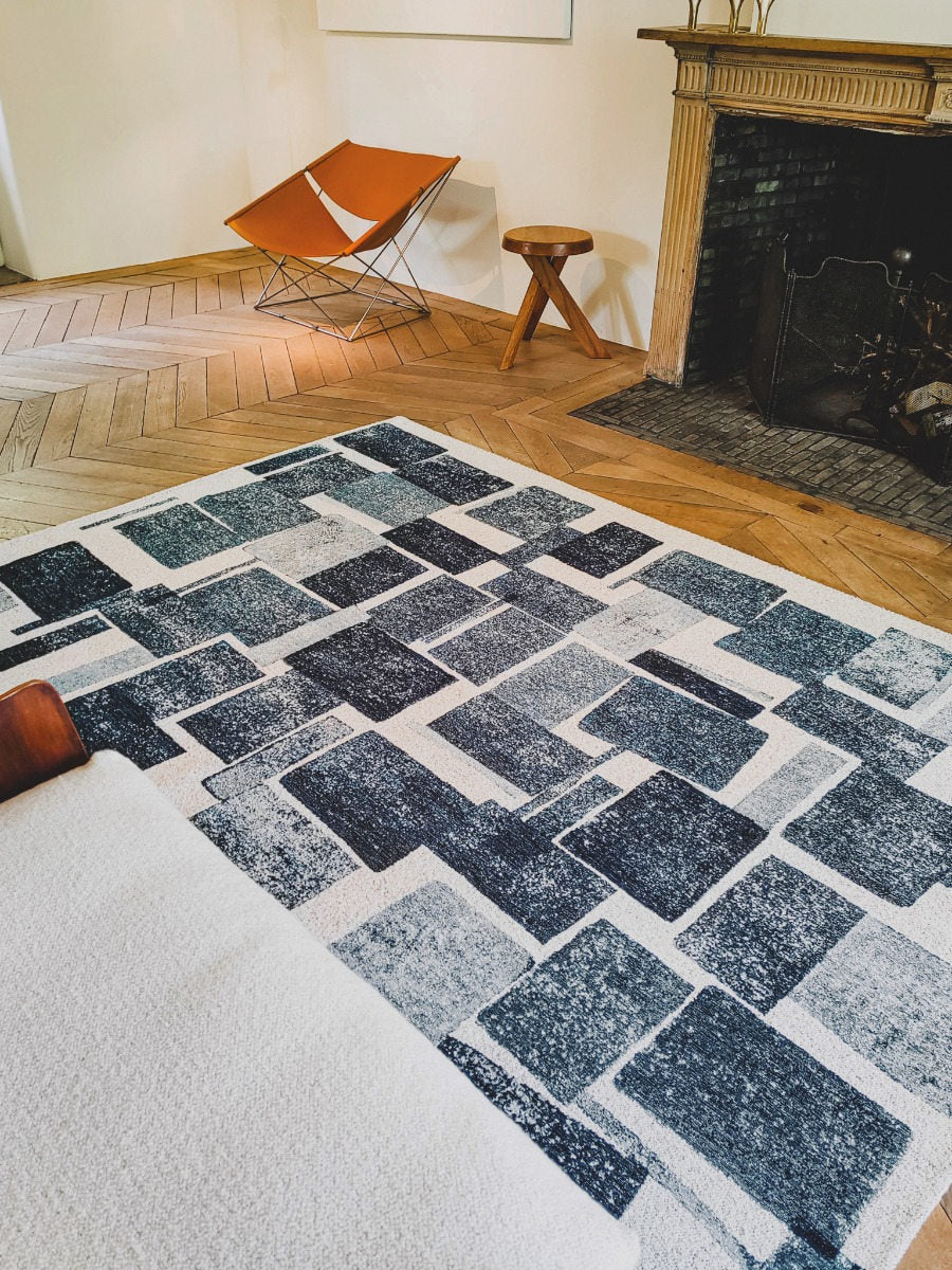 Louis de Poortere Craft Lucia Ice Blue 9355