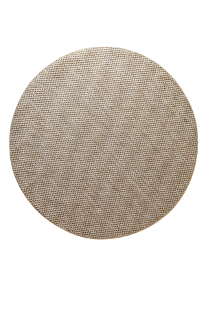 Massimo Belize Natural tapis en sisal, version ronde, vue de dessus