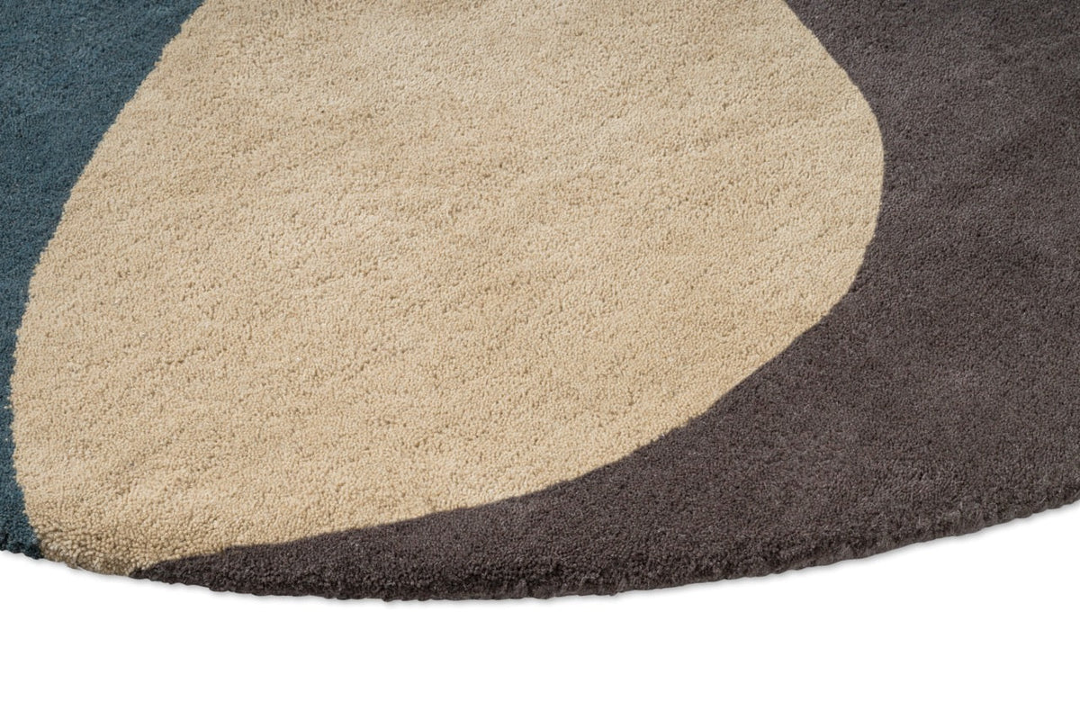 Tapis Brink & Campman Decor Miller Winter, détail du bord et du poil
