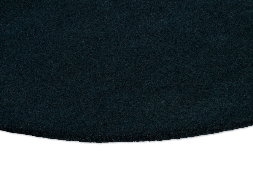 Tapis Brink & Campman Element Lane Blue, détail du bord et du poil