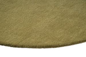 Tapis Brink & Campman Element Lane Green, détail du bord et du poil
