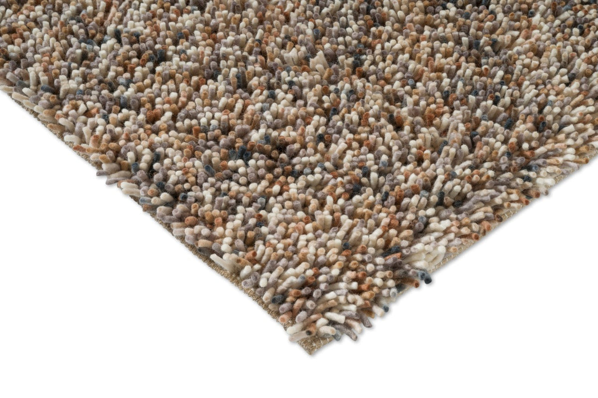 Tapis Brink & Campman Loom Natural, détail de l'angle et du poil